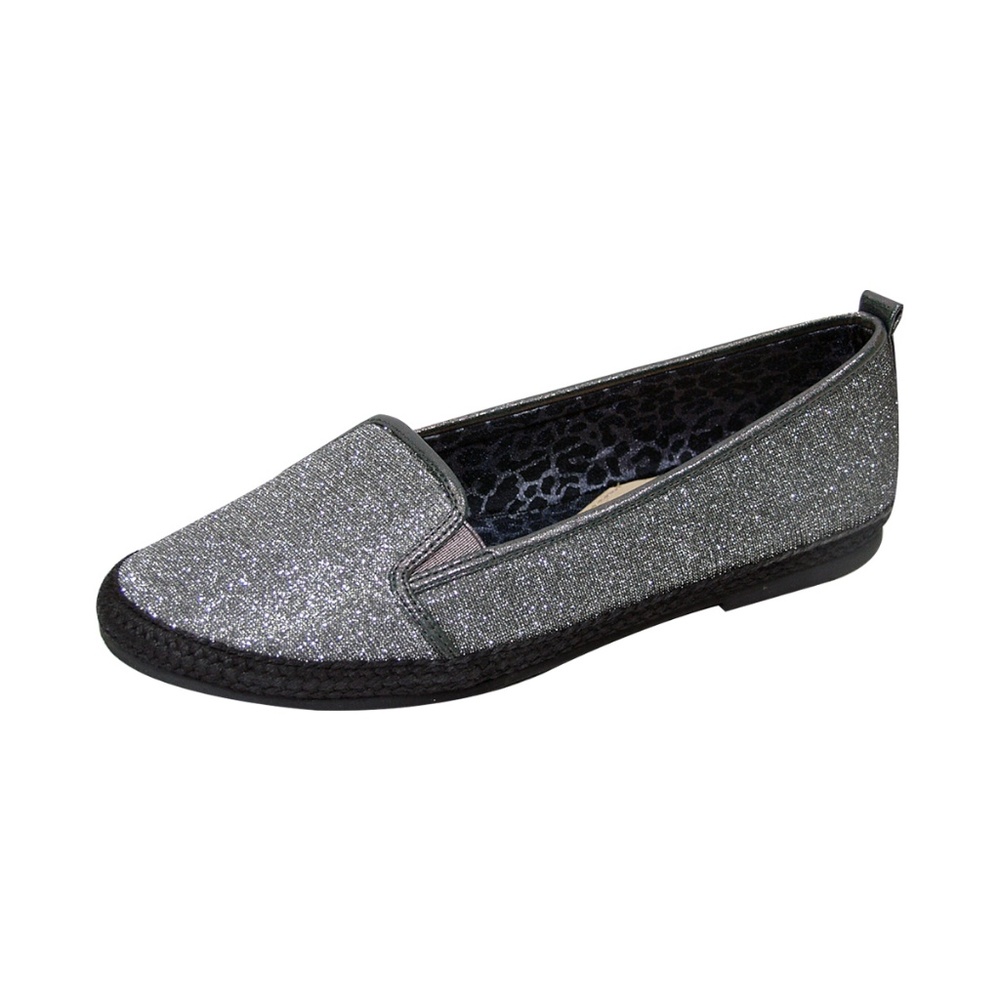 👟 FUZZY Lacy Women Wide Width Metallic Flats 👟